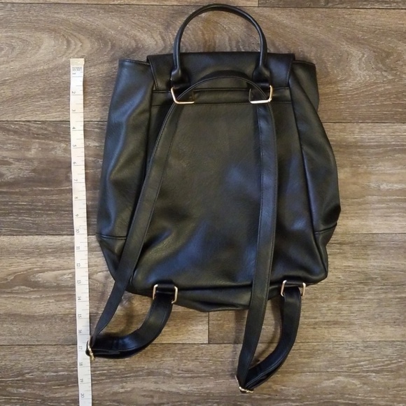 Black & Gold Backpack by Rampage - Picture 3 of 5